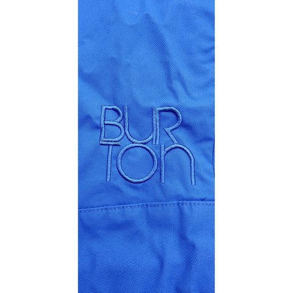 Burton Girls Lynx JK Ski Snowboard Jacket Royal Blue Plaid Lined Size L 14-16 - Picture 12 of 16